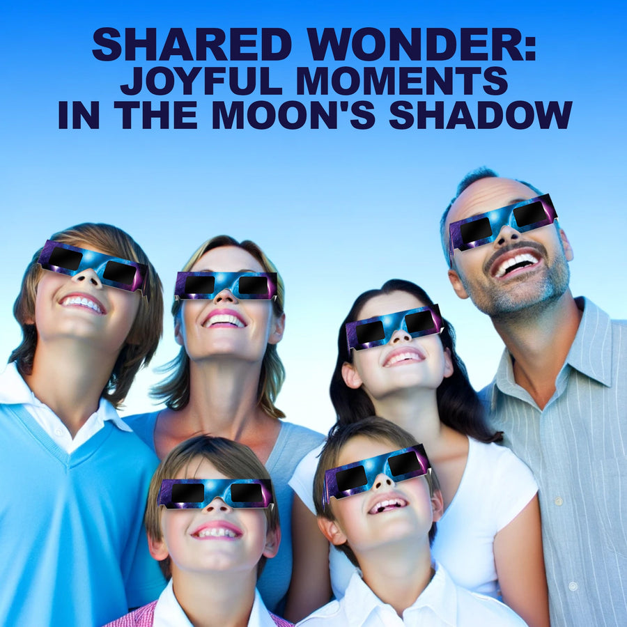 Solar Eclipse Glasses AAS Approved 2024, (10-Pack) CE/ISO Certified Solar Eclipse Viewing Glasses, Bonus Smartphone Photo Filter