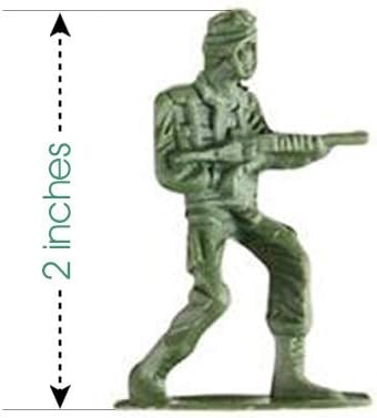 ArtCreativity Little Green Army Men Toy Soldiers, Bulk Pack of 144 Military Toys Figurines, Plastic Army Guys Playset, Action Figures in Assorted Poses, Fun Gift and Party Favors for Boys and Girls