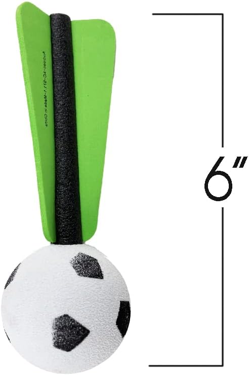 ArtCreativity 6 Inch Jet Sports Balls - Set of 12 - Fun Flying Toys - Soft Safe Foam - Cool Summer Outdoor Activity - Sporty Birthday Party Favors for Boys, Girls, Toddlers - Goodie Bag Fillers
