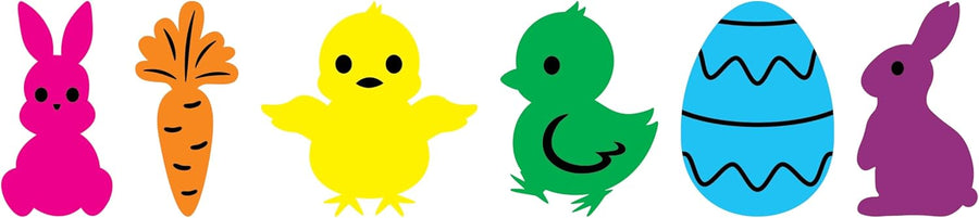 Easter Sticky Hands for Kids - Set of 72 - Easter Party Favors in Assorted Designs and Colors - Individually Packed Sticky Hands Party Favors - Easter Egg Fillers and Basket Stuffers