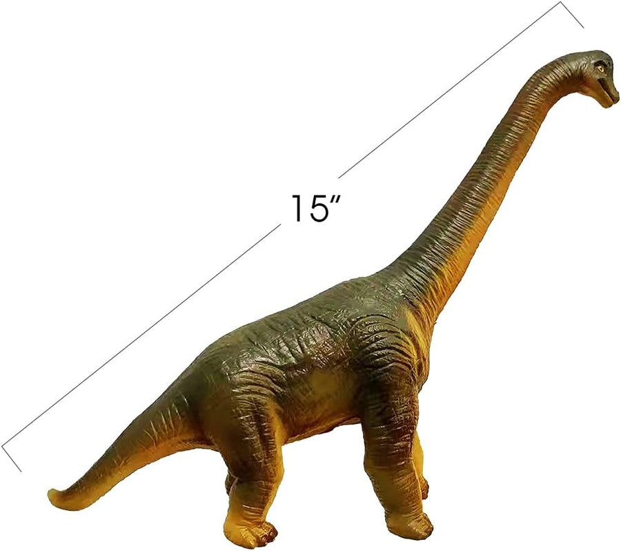 ArtCreativity Soft Brachiosaurus Dinosaur Toy for Kids, Super Realistic & Soft Touch 15 Inch Dinosaur Figurine, Great Educational Learning Resource, Dinosaur Gift and Party Favors for Boys and Girls