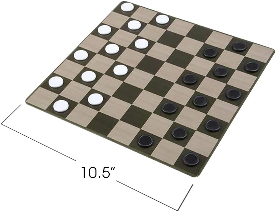 10 in 1 Board Game Set with Backgammon, Chinese Checkers, Snakes and Ladders, Game of The Goose, Sorry, Draught, Racing, Chess and More