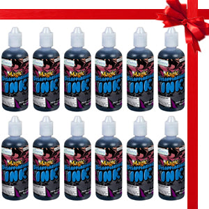 ArtCreativity Magic Ink in Blue - Pack of 12 - Includes 1-Ounce Squeezable Bottles - Magical Pranks and Jokes - Amazing Party Favor and Prize for Kids - Fun Camp Prizes