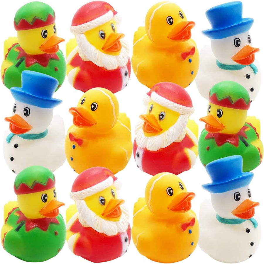Christmas Ducky Assortment. 30 ducks per PDQ - 4 PDQ per box