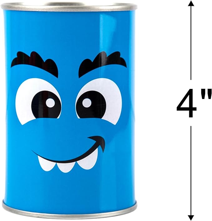Halloween Carnival Bean Bag Toss Game - Halloween Party Game with 10 Tin Cans and 3 Bean Bags - Indoor and Outdoor Halloween Party Activity for Kids - Tossing Game for Kids 3 and Up