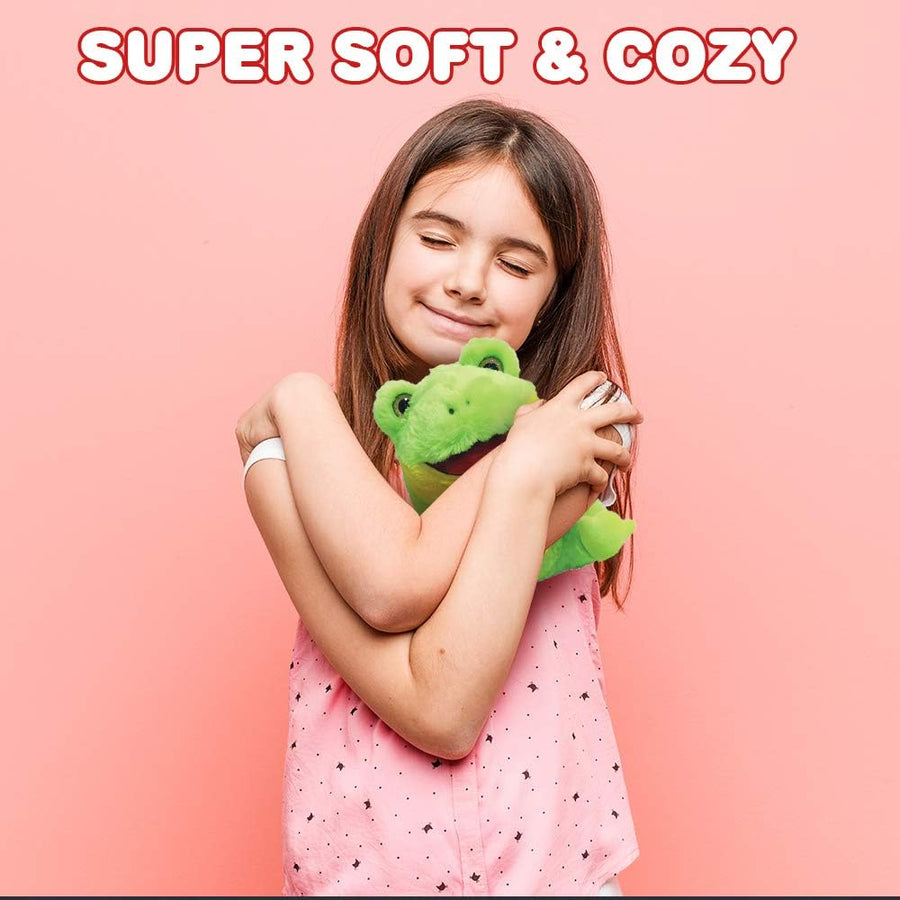 Belly Buddy Frog, 7 Inch Plush Stuffed Frog, Super Soft and Cuddly Toy, Cute Nursery Décor, Best Gift for Baby Shower, Boys and Girls Ages 3+