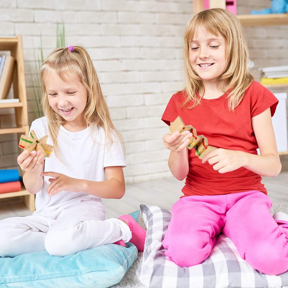 Wooden Jacob’s Ladder Toy, Set of 2