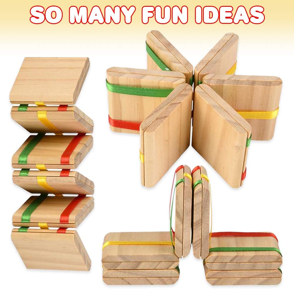 Wooden Jacob’s Ladder Toy, Set of 2