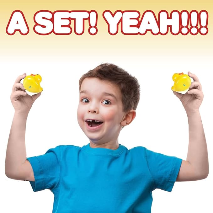 Duck Pond Matching Game - Includes 20 Plastic Ducks with Numbers and 3’ x 6” Inflatable Pool