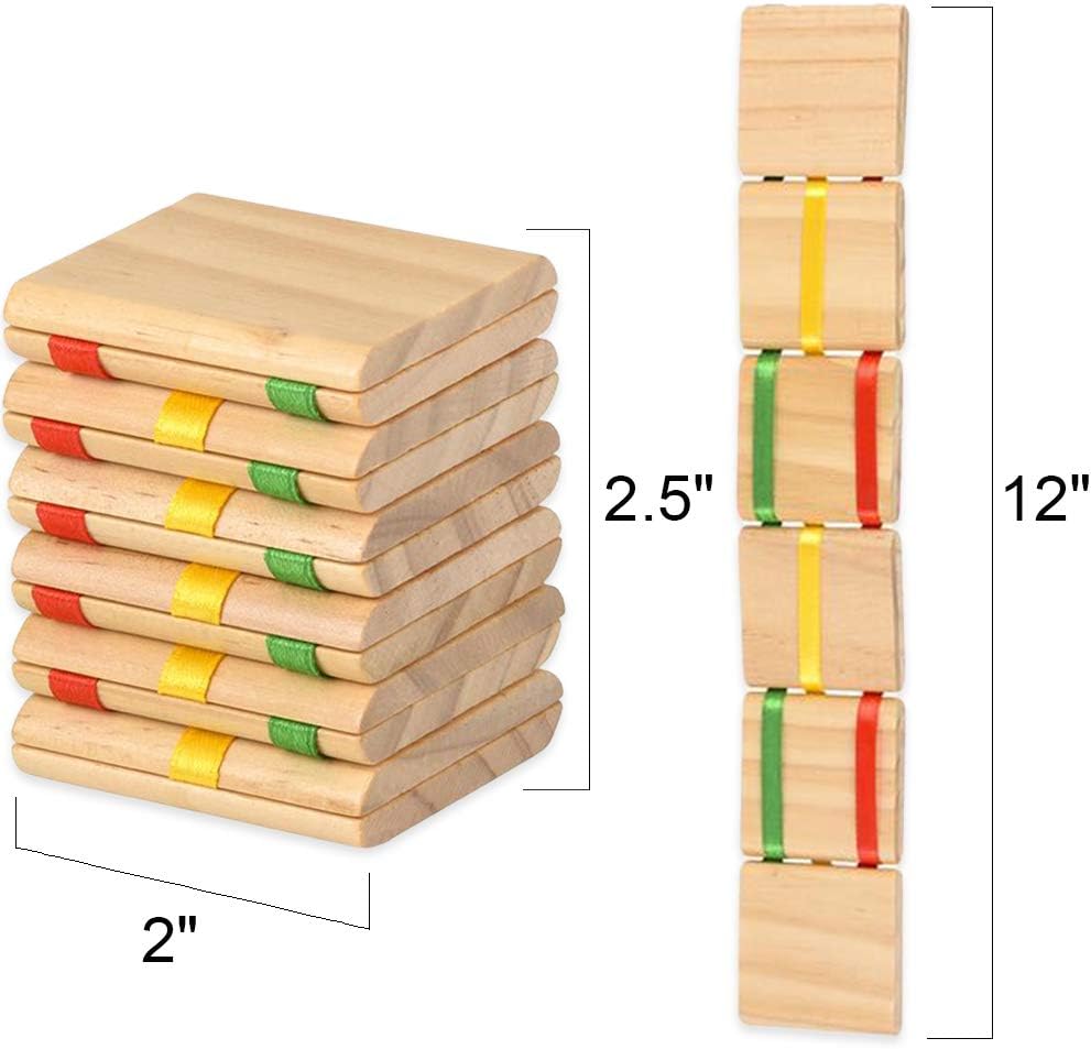 Wooden Jacob’s Ladder Toy, Set of 2
