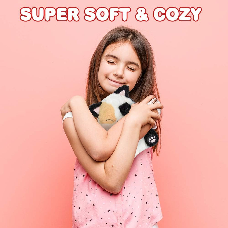 Belly Buddy Cat, 7 Inch Plush Stuffed Kitten, Super Soft and Cuddly Toy, Cute Nursery Décor, Best Gift for Baby Shower, Boys and Girls Ages 3+