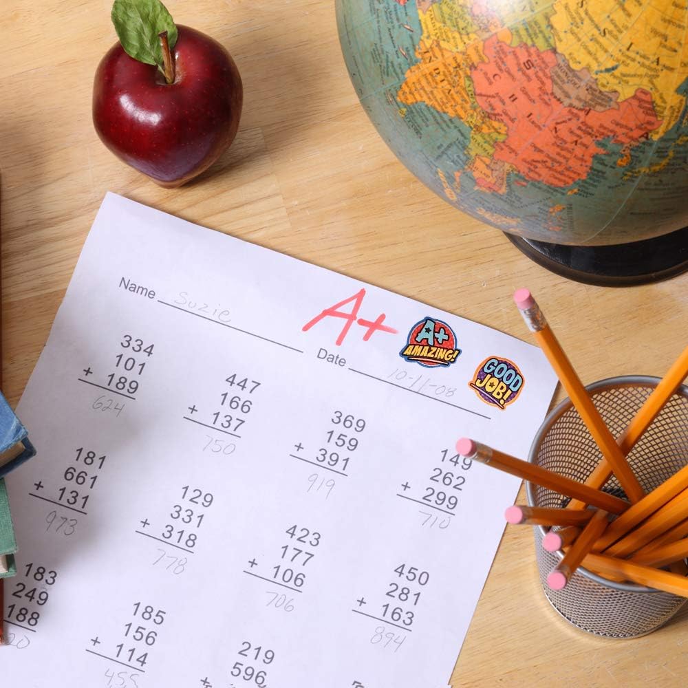 Teacher Reward Stickers for Kids - 9 Rolls with Over 600 Stickers - Bulk Positive Reinforcement Student Rewards - Classroom Prize - Elementary, Kindergarten, Preschool School Supplies