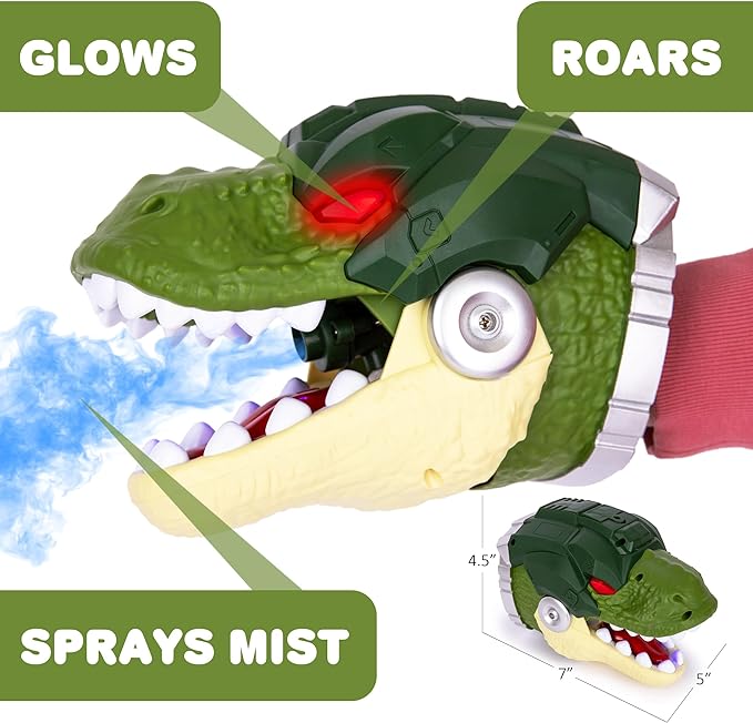 Dinosaur Glove Toy with Spray
