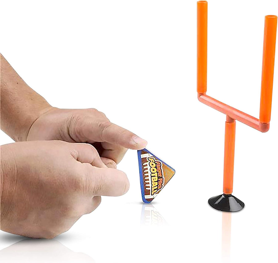 ArtCreativity Finger Flick Football Games (Set of 2) Football Mini Games, with Posts and Foam Footballs Toys, Office Desk Toys, Indoor Sports Party Favors, Football Gifts for Boys, Girls, and Adults
