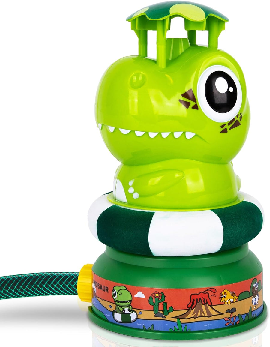 Dinosaur Water Rocket Sprinkler for Kids - Dinosaur Sprinkler for Kids - Water Launcher for Backyard and Outdoor Fun - Outdoor Water Play Aqua Rocket for Summer Fun