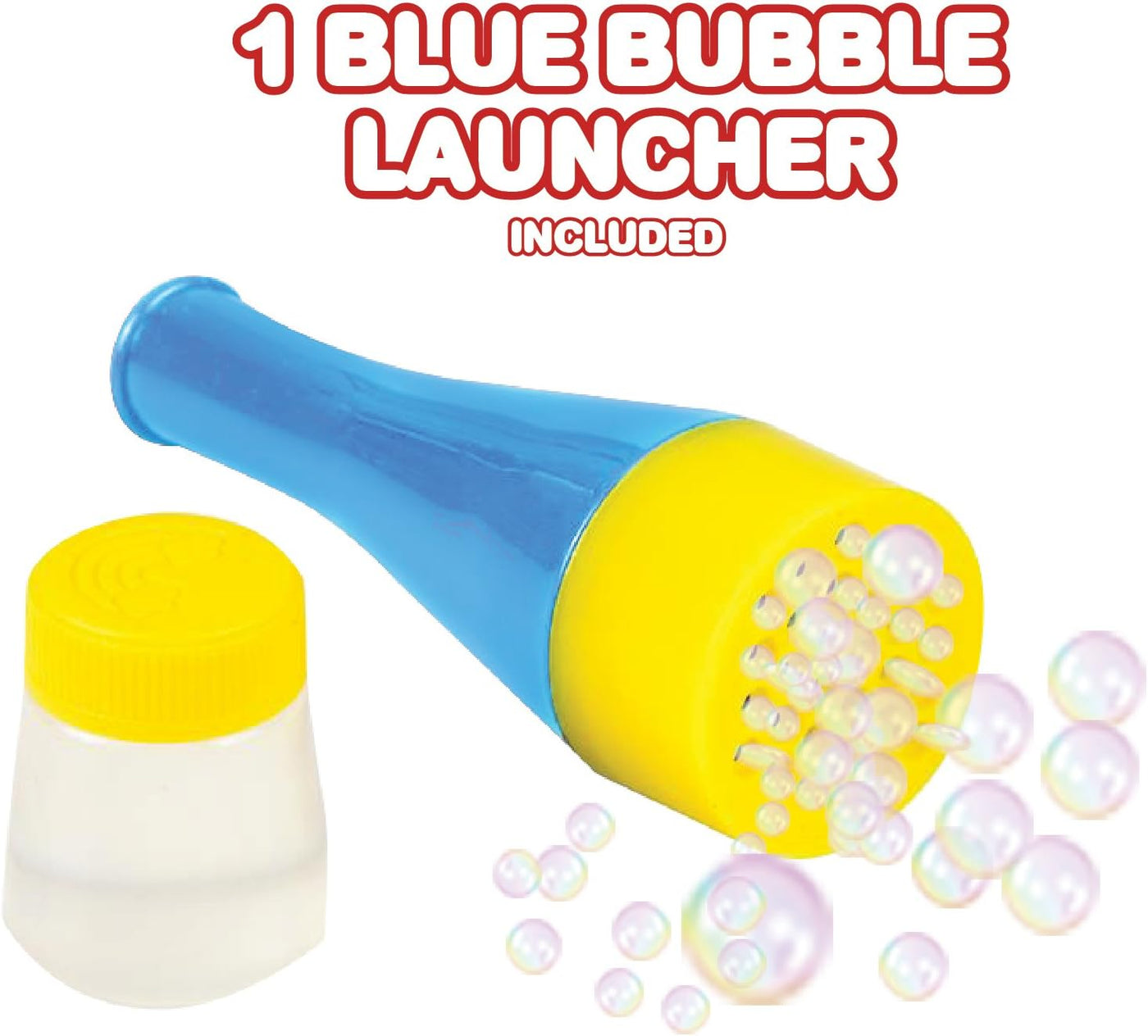 Mini Blizzard Bubble Blower Set by ArtCreativity - Set of 4 Bubble Blasters with 4 Bottles of Bubble Mixture - Vibrant Assortment of Color - Non-Toxic Plastic - Fun Summer Toys for Boys and Girls