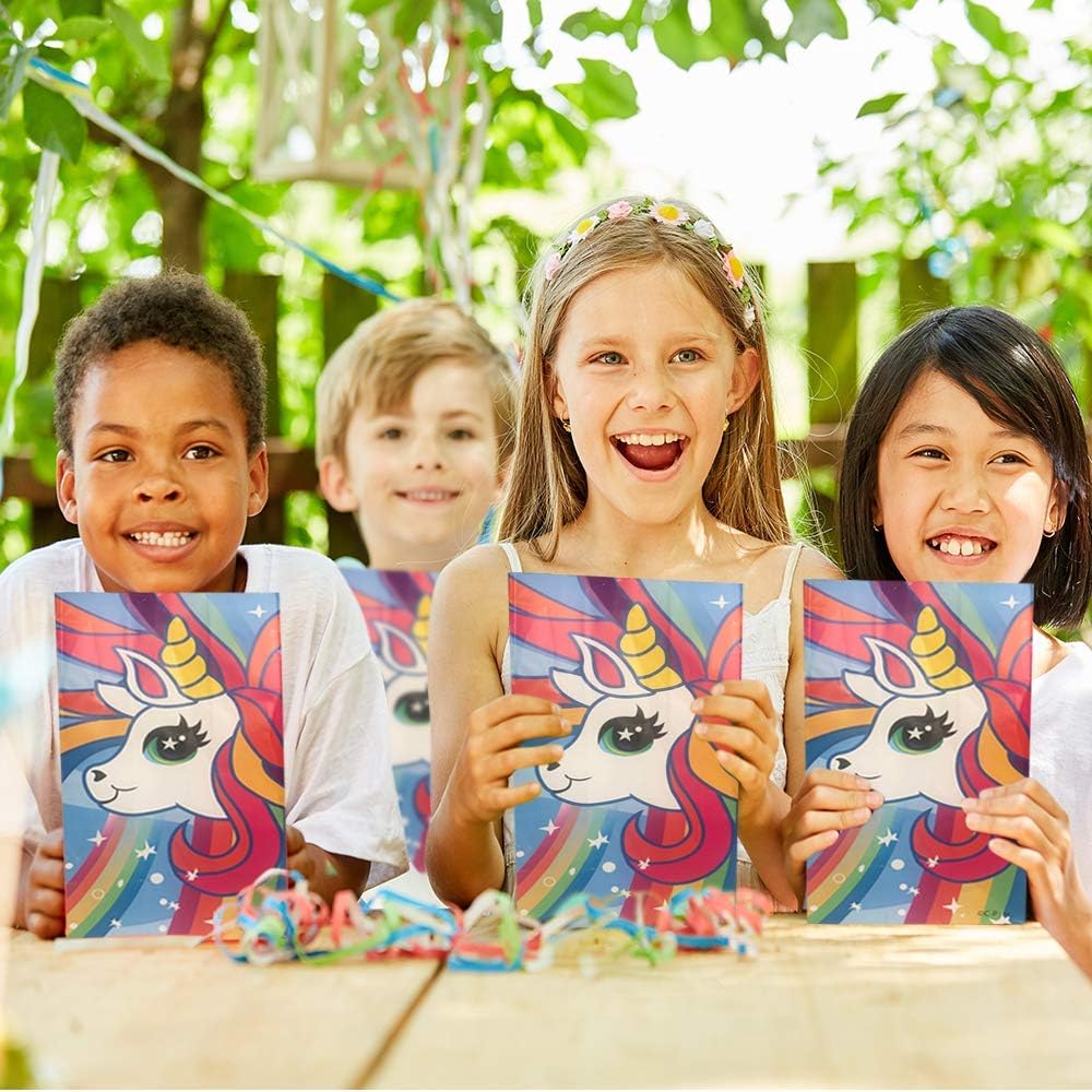 Unicorn Party Favor Bags, Pack of 12