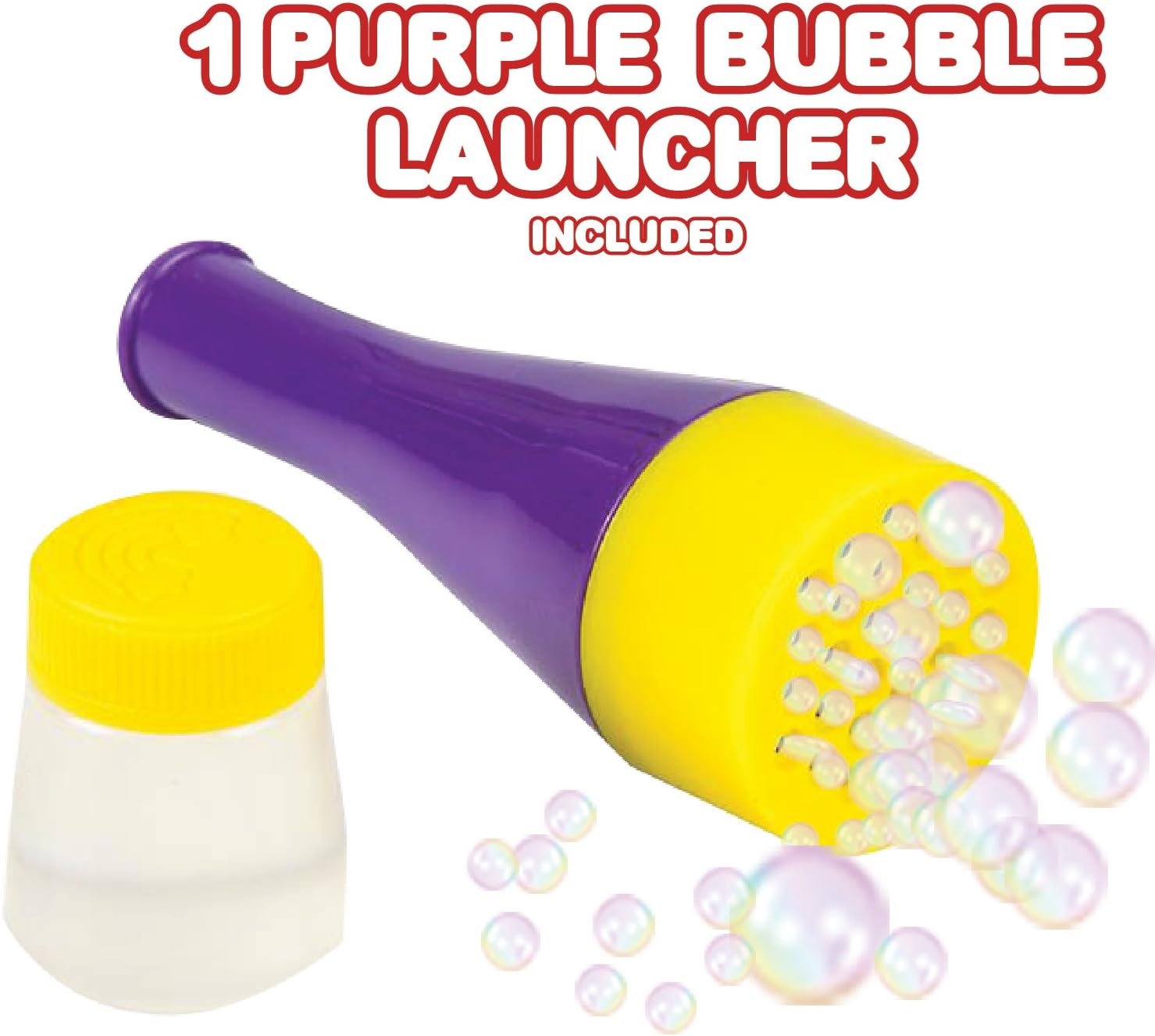 Mini Blizzard Bubble Blower Set by ArtCreativity - Set of 4 Bubble Blasters with 4 Bottles of Bubble Mixture - Vibrant Assortment of Color - Non-Toxic Plastic - Fun Summer Toys for Boys and Girls