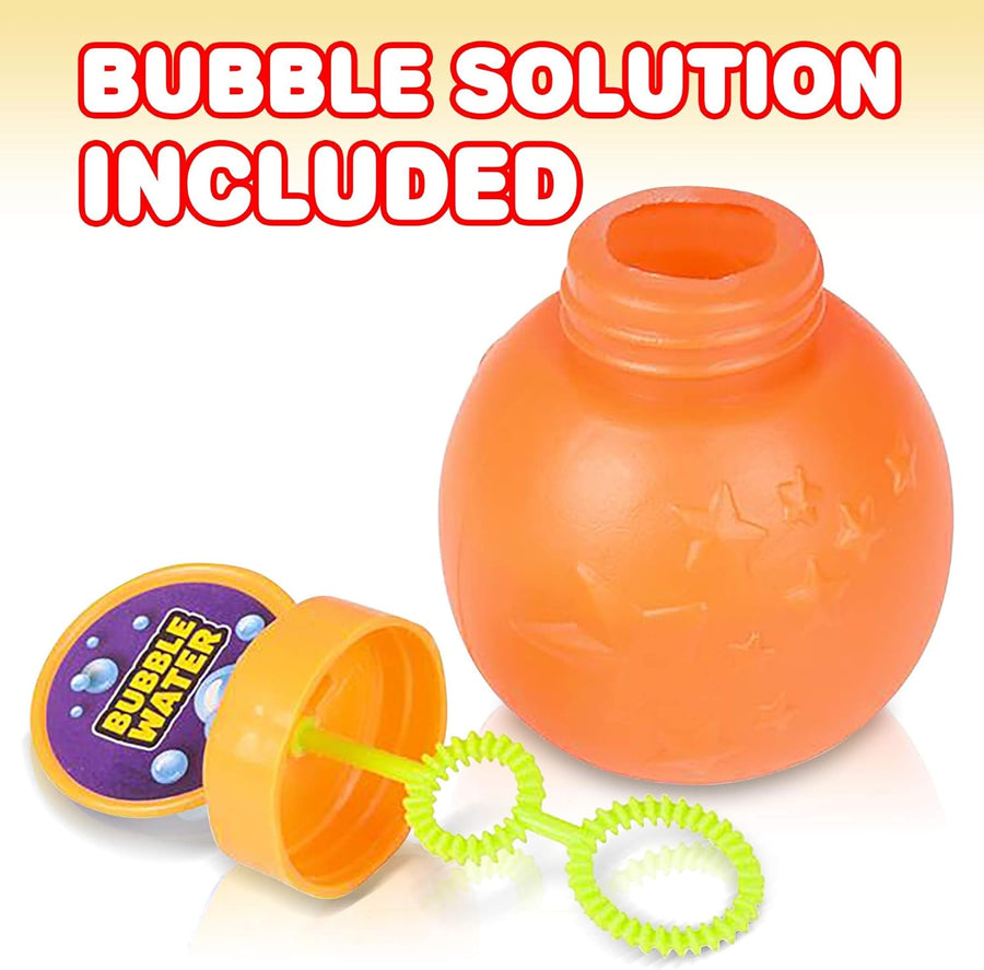 Halloween Bubble Wand, 14" Illuminating Bubble Wand for Kids, Halloween Light up Pumpkin Bubble Blower Wand with Thrilling LED & Sound Effect, Halloween Toys for Kids