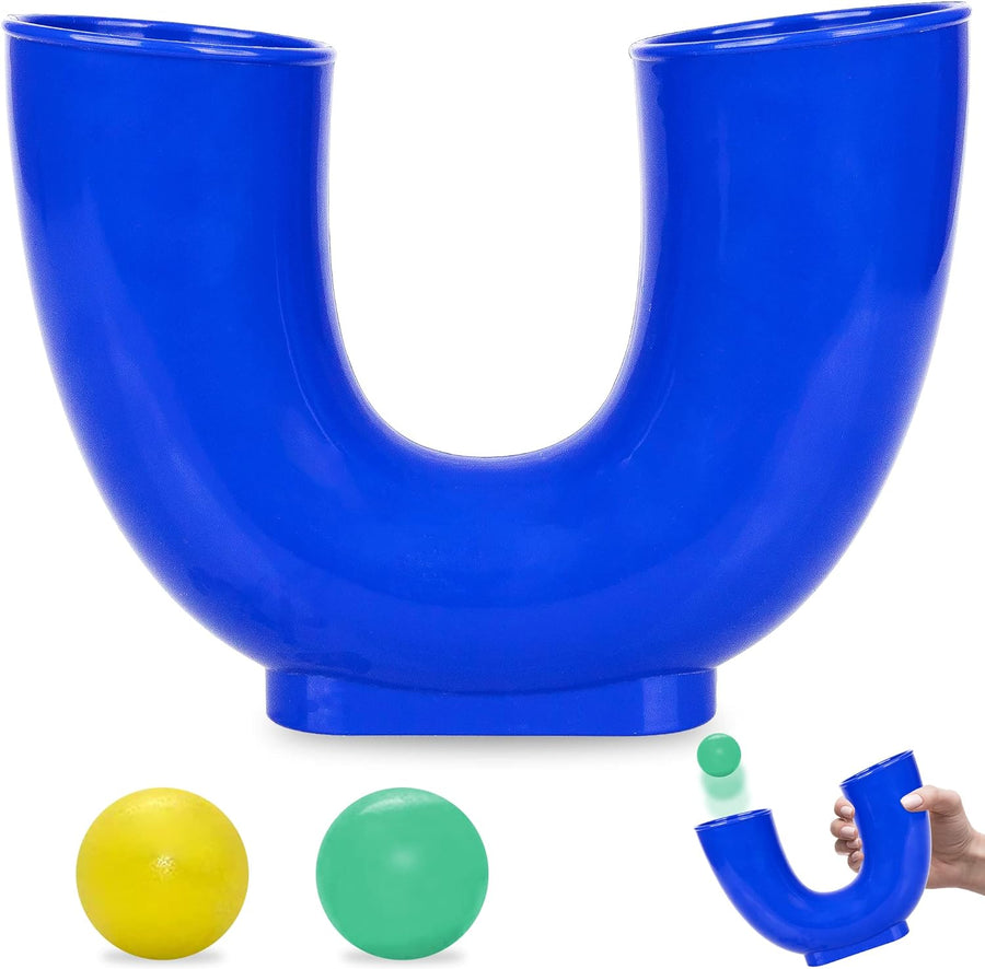 ArtCreativity U Tube Juggling Game for Kids and Adults - Juggle Set with Loop Tube and 2 Balls - Indoor and Outdoor Toys for Kids - Skill Game Toy Develops Motor Skills & Juggling Skills