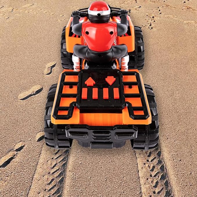 ArtCreativity Motorized ATV Truck with Lights & Sounds, Battery-Operated 10 Inch ATV Toy Vehicle with Headlights, Sounds, and Button Activated Motion, Monster Truck for Boys and Girls…