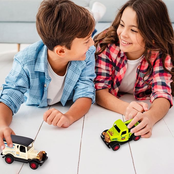 Pull Back Cars - Set of 4 Toy Cars
