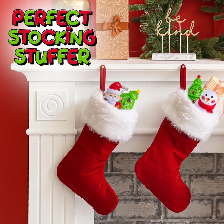 Christmas Pull Back Cars - Set of 6 Pull Back Cars - Pull Back Toys for Kids in Xmas Designs - Christmas Themed Toys for Toddlers, Holiday Stocking Stuffers, Goodie Bag Fillers
