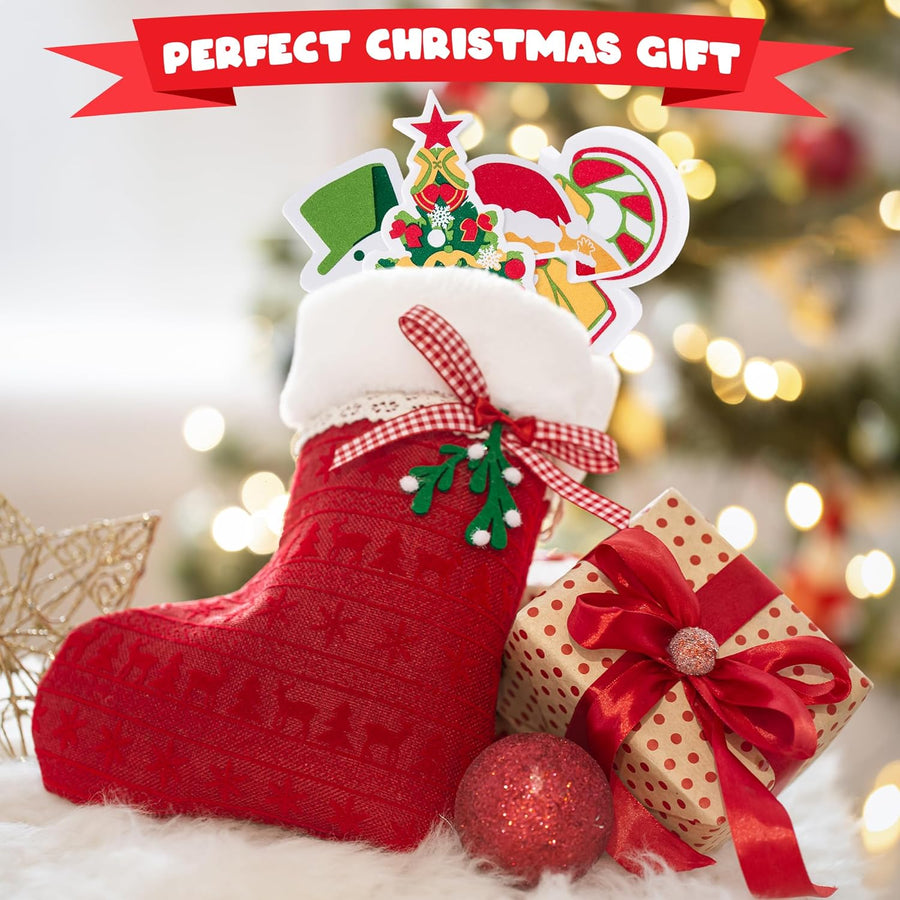 Christmas Puzzle Toys for Babies - 9 Puzzles - EVA Christmas Baby Puzzle Toys for Infants That Float in Water - 9 Kids Christmas Puzzle Designs - Holiday Stocking Stuffers