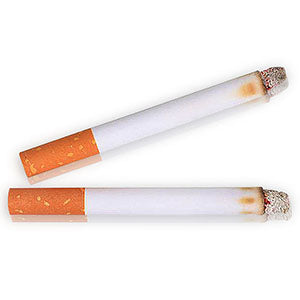 ArtCreativity Fake Puff Cigarettes - 3.25 Inch - That Blow Smoke (24 Pack) Faux Cigs with a Realistic Look - Prop for Prank, Halloween Costume, Movie, or Theater Play - Fun Gag Gift, Novelty Toy