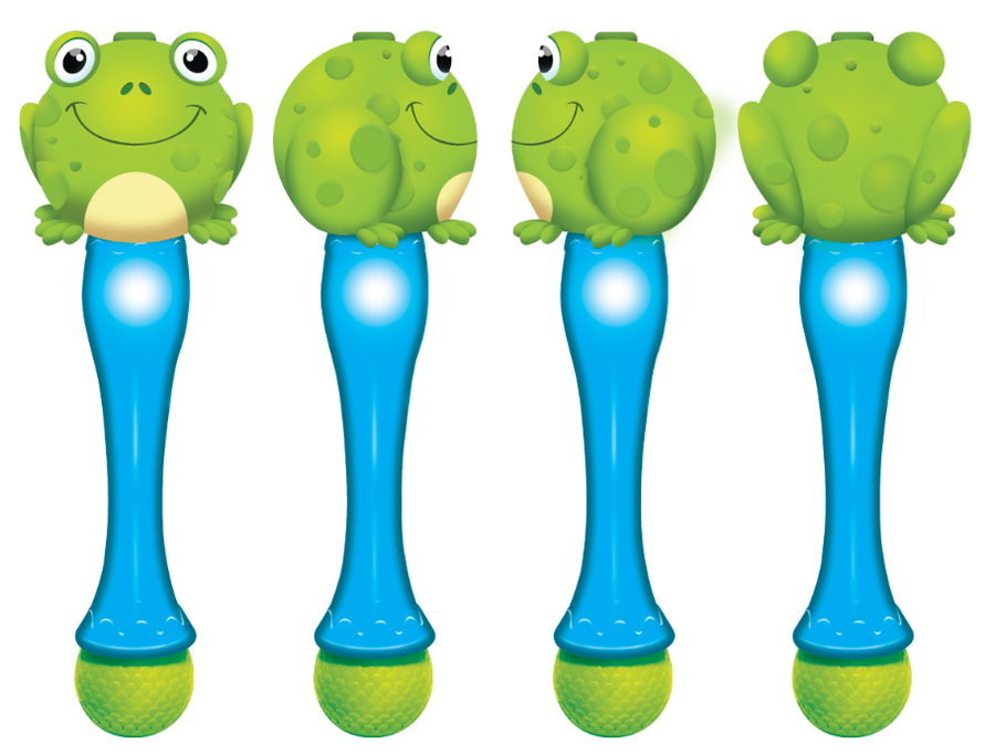 Light Up Frog Bubble wand