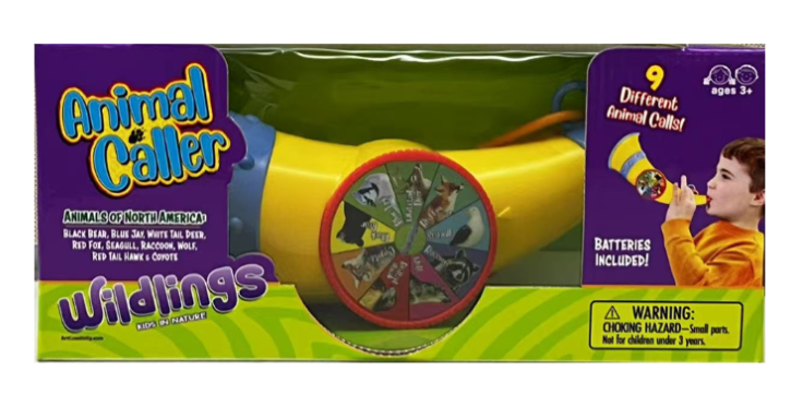 Animal Caller Horn for Kids - Hunting Toys for Boys & Girls with 9 Realistic North American Animal Sounds - Early Learning Outdoor Discovery Play Toy - Kids Trumpet Camping Explorer Ki