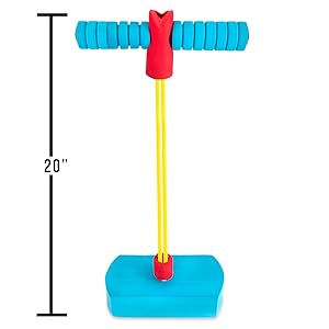 ArtCreativity Foam Pogo Jumper for Kids - Pogo Stick with Safe Foam Design - Kids’ Workout Equipment - Hopper Stick for Active Play Indoors and Outdoors - Gift for Boys and Girls 6 and Up