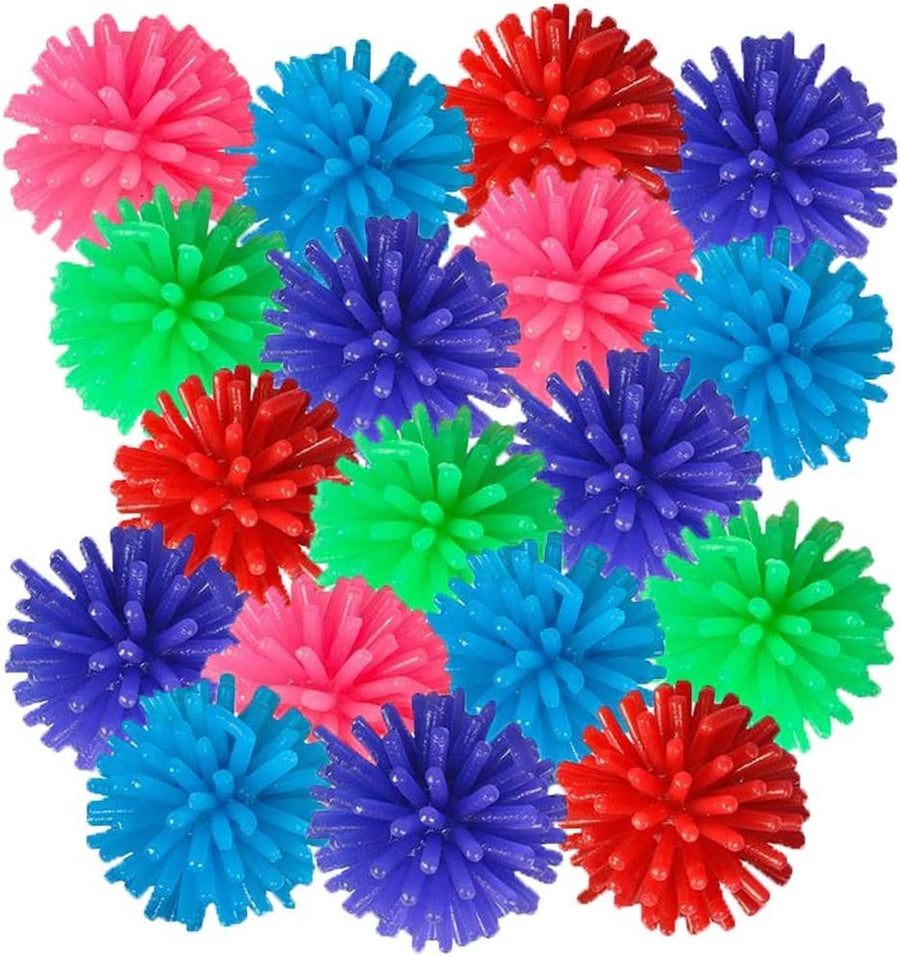 ArtCreativity Spiky Hedge Balls for Kids, Bulk Pack of 144, Soft Sensory Balls in Various Vibrant Colors, Calming Sensory Fidget Toys for Autistic Children, Fun Birthday Party Favors