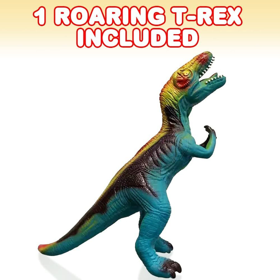 ArtCreativity Soft T-Rex Dinosaur Toy with Roaring Sounds, Large Soft Touch Tyrannosaurus Rex Dinosaur Toy with Sounds, Free Standing Dinosaur Toy for Kids, Great for Imaginative Play