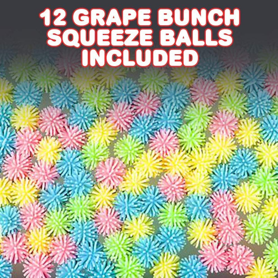 ArtCreativity Glow in The Dark Spiky Hedge Balls for Kids, Bulk Pack of 144, Soft Sensory Balls in Various Vibrant Colors, Calming Sensory Fidget Toys for Autistic Children, Fun Birthday Party Favors