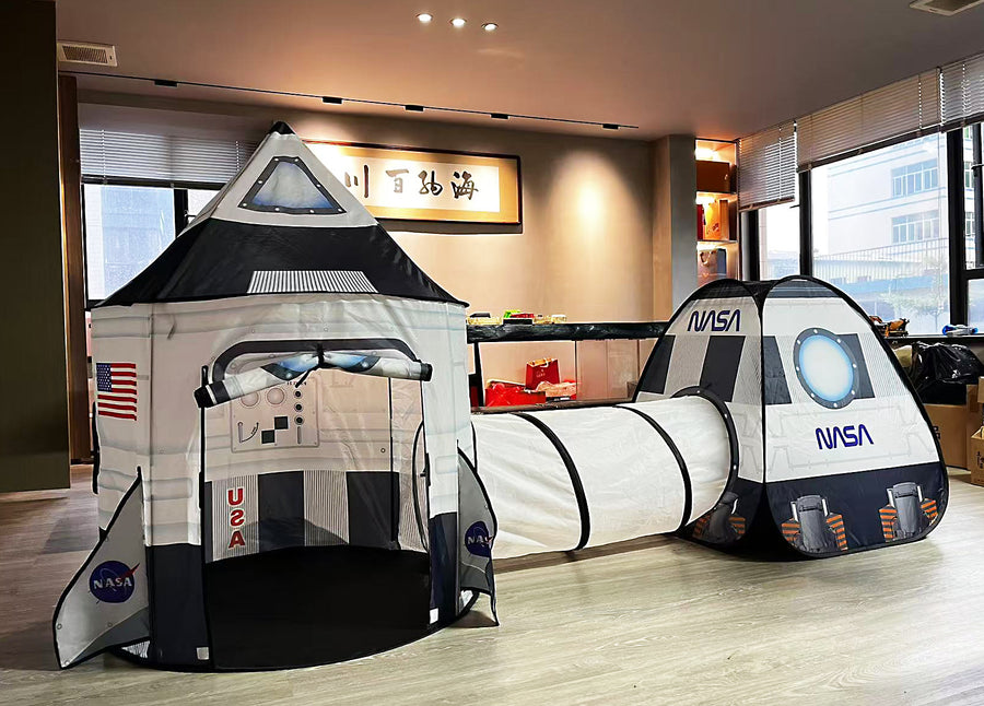 Rocket Ship Tent with Tunnel and Capsule