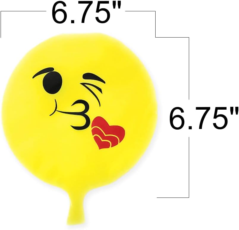 Emoticon Whoopee Cushions, Set of 12, Fun Whoopee Noise Makers