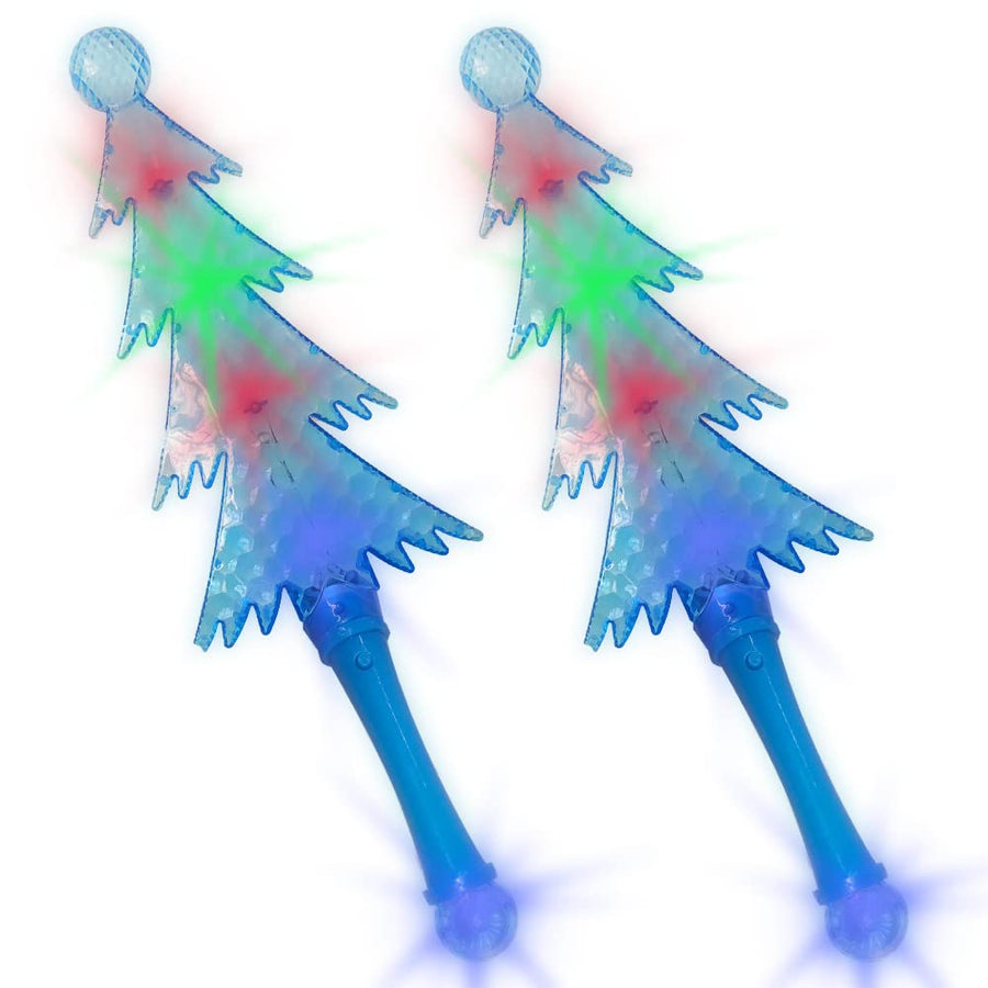 Light Up Christmas Tree Wands, Set of 2, 14.5 Inch