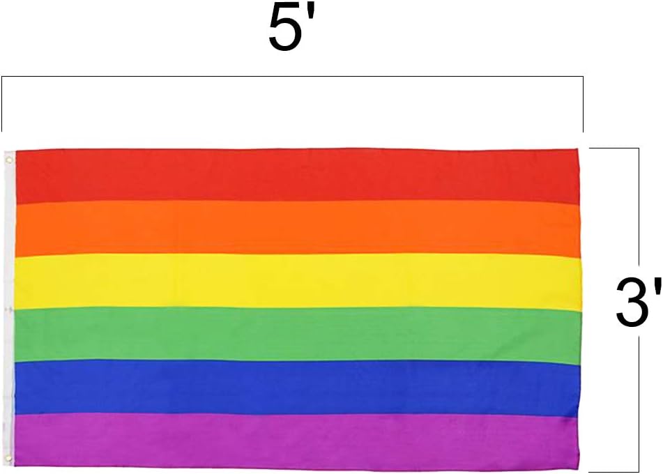 Rainbow Pride Flag, 1PC