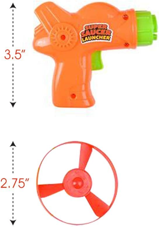 Flying Disc Launcher Toy (Set of 6)