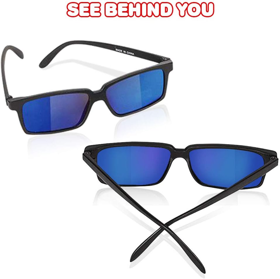 ArtCreativity Spy Glasses for Kids (Set of 3) See Behind You Sunglasses with Rear View Mirrors - Fun Party Favors, Detective Gadgets, Secret Agent Costume Props, Gift Idea for Boys and Girls