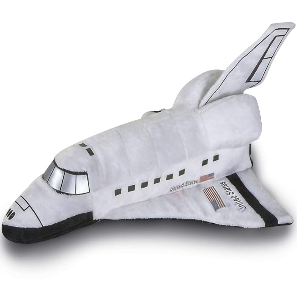 ArtCreativity Stuffed Space Shuttle Plush Toy for Kids – 14.5 Inch Soft and Cuddly Astronaut Spaceship - Cute Nursery Décor and Bedtime Toy, Best Gift for Birthday or Baby Shower