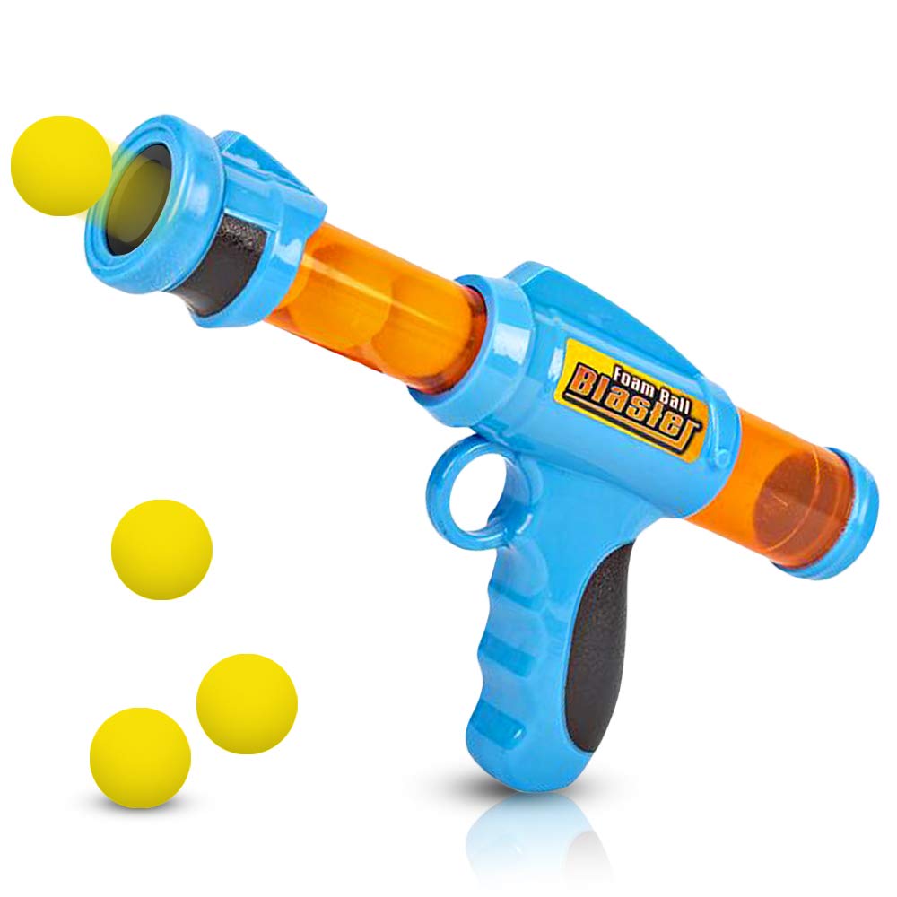 ArtCreativity Foam Ball Launcher with 6 Balls, Pump Action Shooting Toy Blaster for Kids, Outdoor Summer Fun, Fetch Toy for Dogs, Best Holiday or Birthday Gift for Boys and Girls