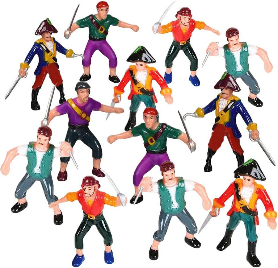 Pirate Action Figures- Pack of 12