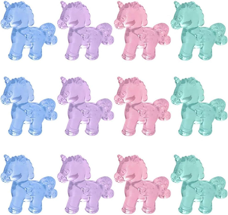 Unicorn Cake & Cupcake Toppers, Set of 12