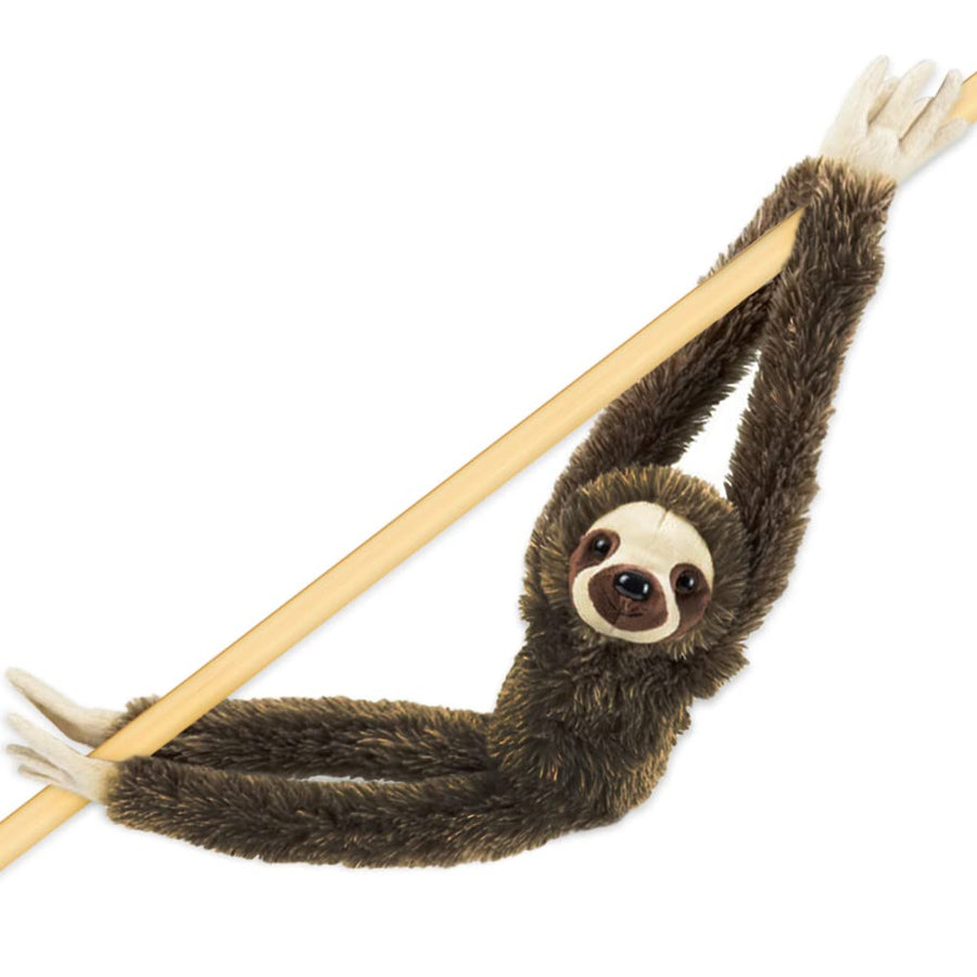 Brown Hanging Sloth Plush Toy