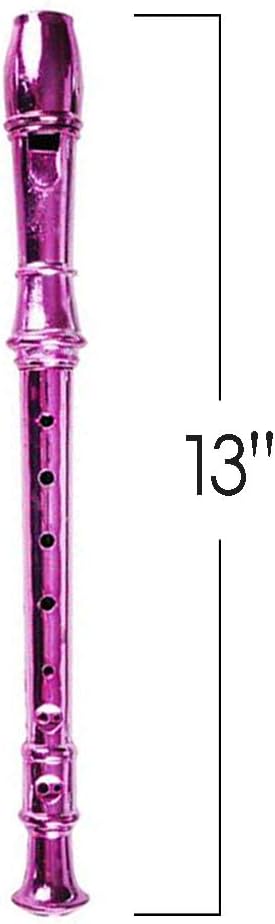 ArtCreativity 13 Inch Metallic Flutes - Set of 3 - Plastic Musical Instrument for Kids - Metallic Colors - Durable Music Toys for Toddlers, Boys, Girls - Fun Gift and Birthday Party Favor for Children