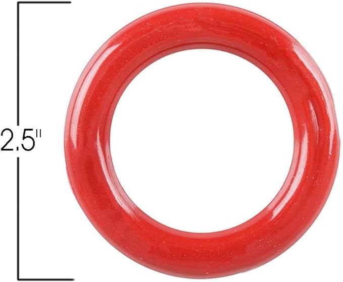 Plastic Carnival Rings - Pack of 24 - 2.5 Inch Rings for Ring Toss - Fun Target Toys - Cool Homemade School and Carnival Party Favors