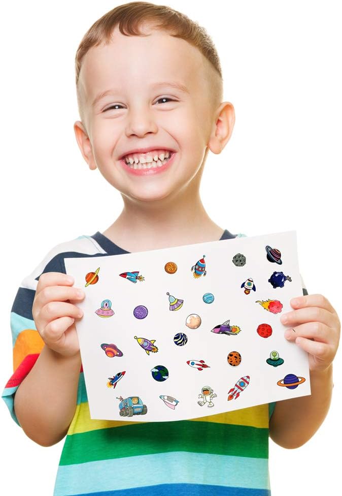 Space Sticker Assortment, 100 Sticker Sheets