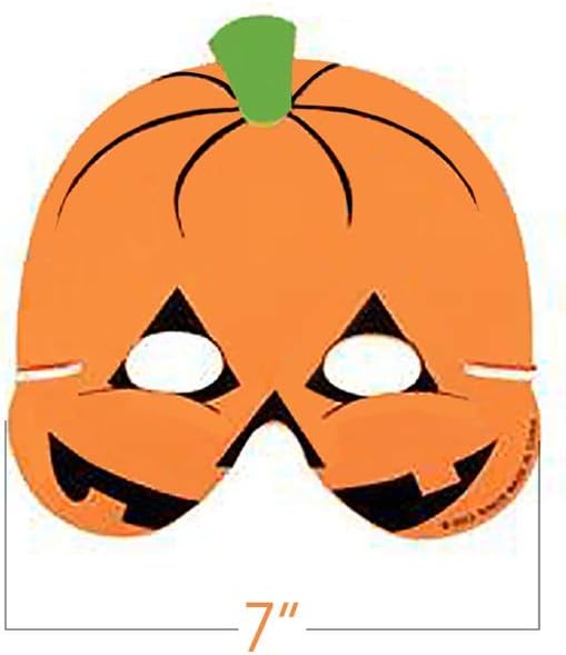 Halloween Foam Face Masks for Kids, Set of 12